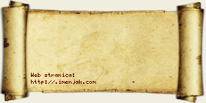 Sara Bekjarev vizit kartica